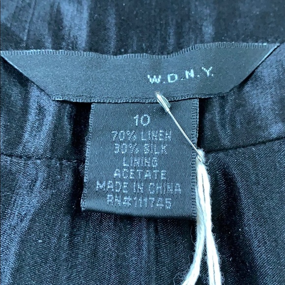 Vintage linen/silk midi skirt - Picture 3 of 3